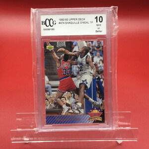 1993 Upper Deck Shaquille O’Neal Gem 10 Card #474